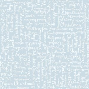 One Snowy Day by Wrendale Designs -Christmas Greetings - Light Blue