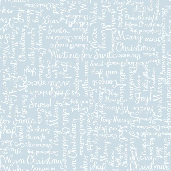 One Snowy Day by Wrendale Designs -Christmas Greetings - Light Blue