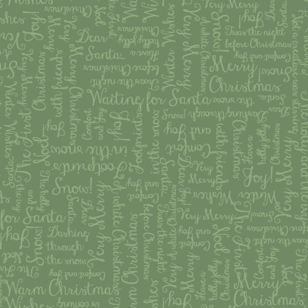 One Snowy Day by Wrendale Designs -Christmas Greetings - Dark Green