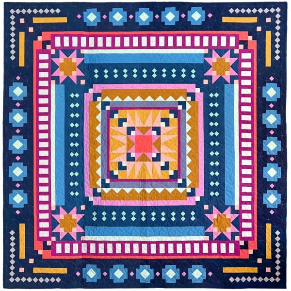 Roam - Block Of The Month Quilt (2 colour options Neutral or Multi)
