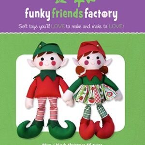 NEW Edward & Edwina Elves - Funky Friends Factory Pattern