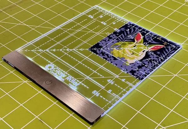 Carolina Moore Glow Ruler 12-1/2in Square  (Right Hand) - Image 2