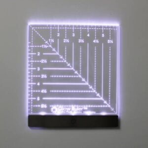 Carolina Moore Glow Ruler 6in Square  (Left Hand)