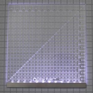 Carolina Moore Glow Ruler 12-1/2in Square  (Left Hand)