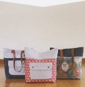 Caravan Tote & Pouch Pattern by Noodlehead