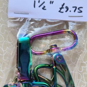 Bag Hardware Set 1.5" - Rainbow