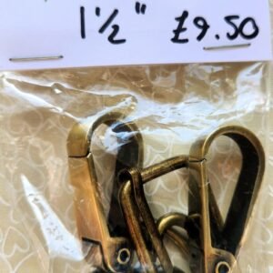 Bag Hardware Set 1.5" - Antique Brass