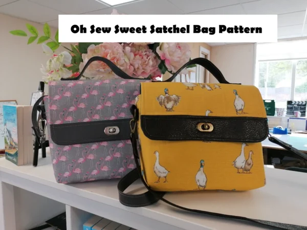 Oh Sew Sweet Satchel Bag Pattern - Tapestry Style
