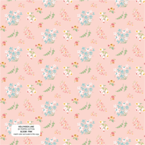 Poppie Cotton Hollyhock Lane - Bloom Pink