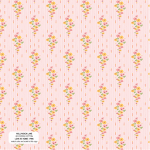 Poppie Cotton Hollyhock Lane - Love At Home Pink