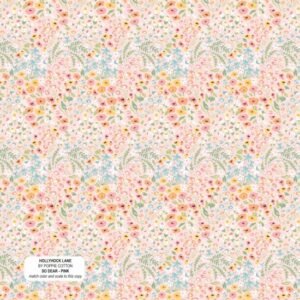 Poppie Cotton Hollyhock Lane - So Dear Pink