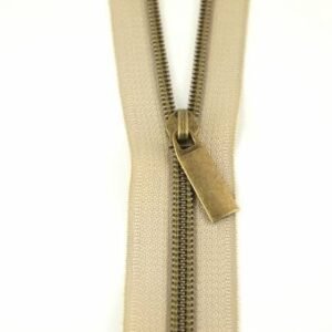 Sallie Tomato 3YD Zipper - Beige/Antique