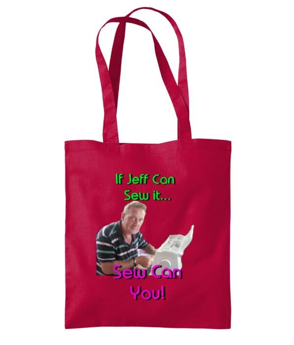 If Jeff Can Sew It Tote Shopping Bag - Image 3