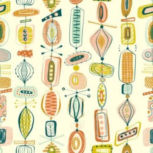 Vintage Deluxe - Far Out Cream from Midwest Textiles by Jenean Morrison for RB Studios.