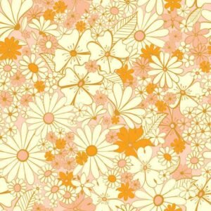 Vintage Deluxe -  Jivin' Pink from Midwest Textiles by Jenean Morrison for RB Studios.