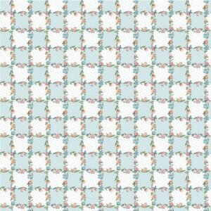 Poppie Cotton Garden Party - Lovely Lattice Sky