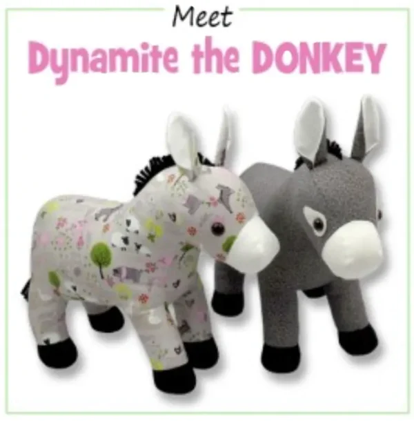 Dynamite The Donkey - Funky Friends Factory Pattern - Image 3