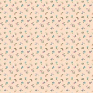 Poppie Cotton Garden Party - Mini Blooms Yellow