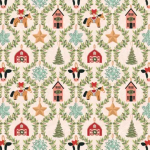 Prairie Christmas by Poppie Cotton - Country Ornaments Natural