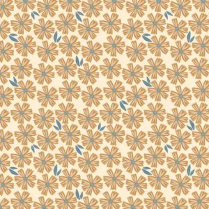 Hide and Seek by Poppie Cotton - Painted Daisies Yellow