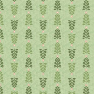 Prairie Christmas by Poppie Cotton - Oh Christmas Tree Green