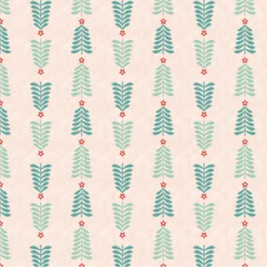 Prairie Christmas by Poppie Cotton - Oh Christmas Tree Natural