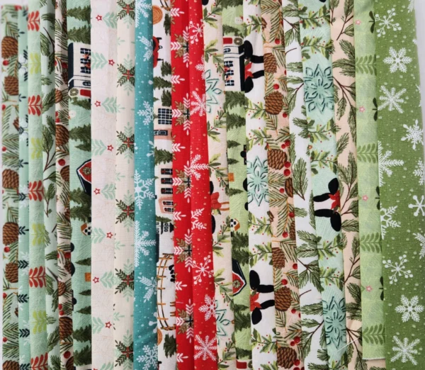 Prairie Christmas by Poppie Cotton - Fat Eighth Bundle