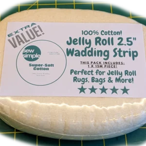 Oh Sew Sweet Jelly Roll Wadding Perfect For Jelly Roll Rugs and Bags