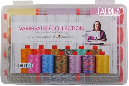 Aurifil The Variegated Collection by Christa Watson 50wt 12 Large Spools