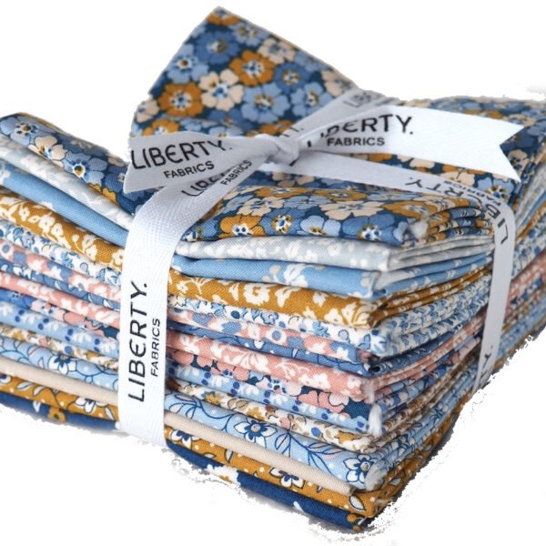 Liberty Denim Florals - Fat Quarter Bundle of 15