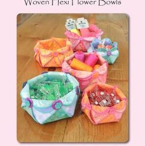 Aunties Two Patterns - Woven Hexie Flower Bowls
