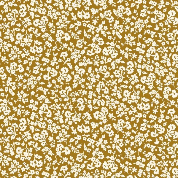 Liberty Denim Florals - Dainty Meadow Mustard