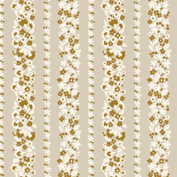 Liberty Denim Florals - Topiary Stripe
