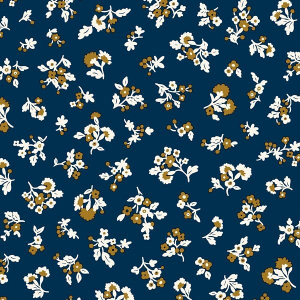 Liberty Denim Florals - Tumbling Blooms Deep