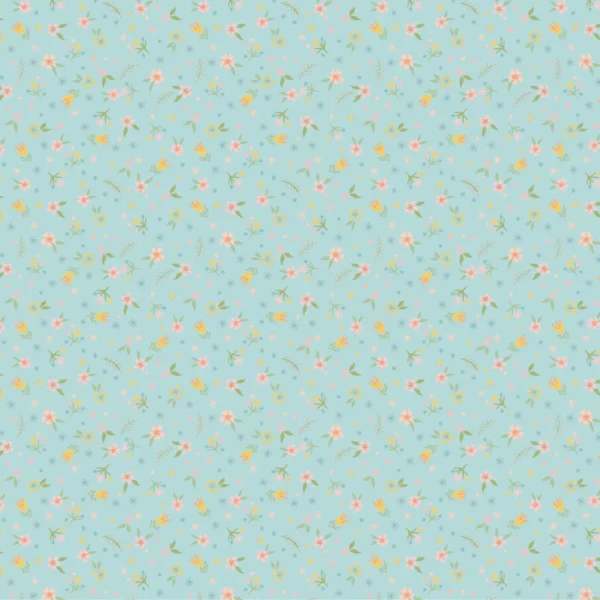 Finding Wonder by Poppie Cotton - Blossoms Blue