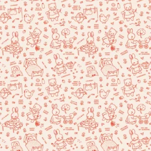 Home Sweet Home by Poppie Cotton - Chore Time Red