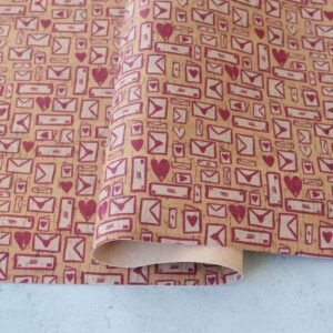 Love Letters Cork 1/2yd- Bag making by Sallie Tomato