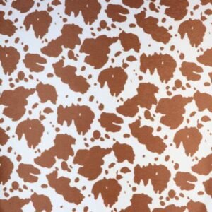 Cow Tan White Faux Fur 1/2 Yard- Bag making by Sallie Tomato