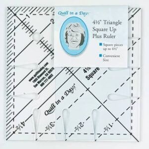 Quilt In A Day 4 1/2" Triangle Square Up PLUS Ruler