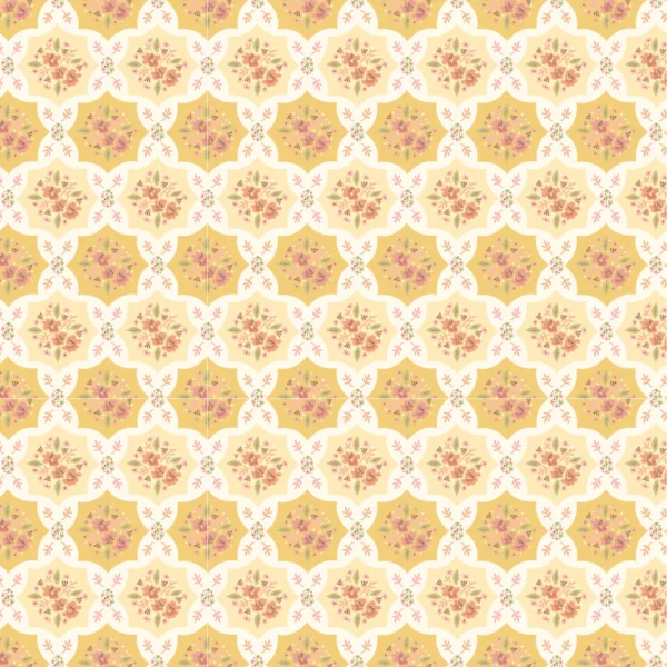 Wildwood Dwellings by Poppie Cotton - Quilty Patches Yellow