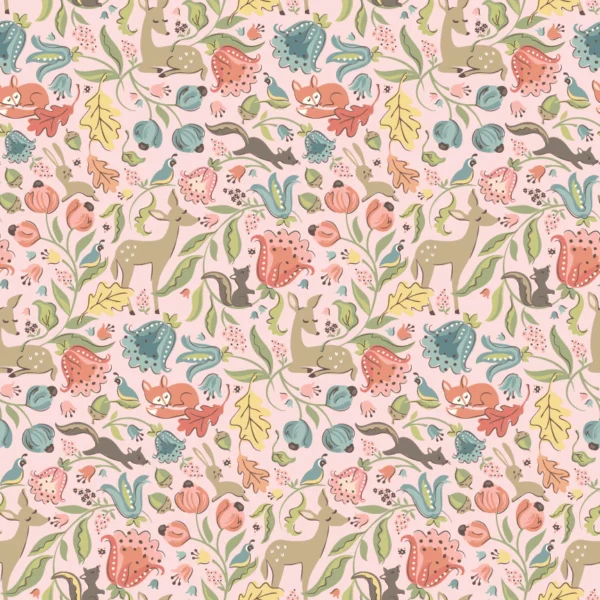 Wildwood Dwellings by Poppie Cotton - Deer Meadow Blush