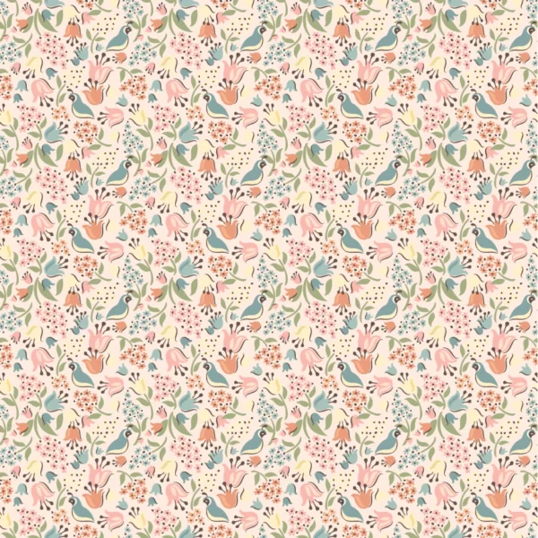 Wildwood Dwellings by Poppie Cotton - Quail Hollow Blush