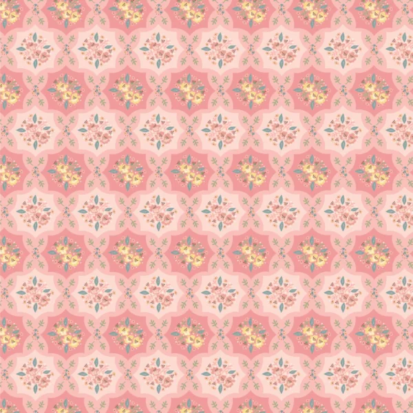Wildwood Dwellings by Poppie Cotton - Quilty Patches Blush