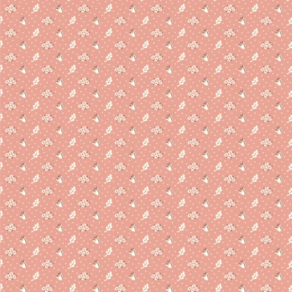 Wildwood Dwellings by Poppie Cotton - Vintage Apron Coral