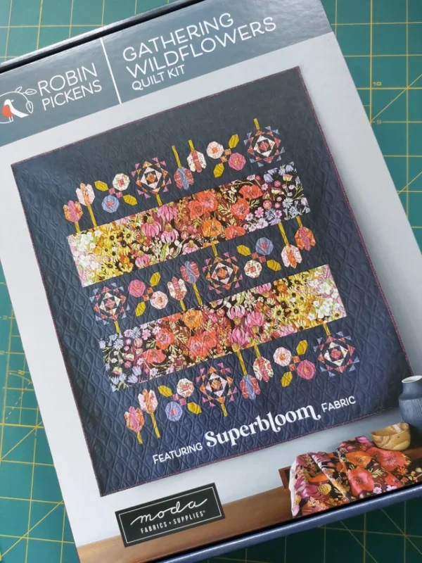GATHERING WILDFLOWERS QUILT KIT, featuring SUPERBLOOM by Robin Pickens - Image 3