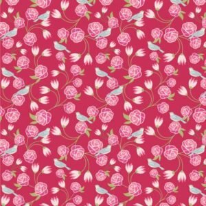 Stolen Moments by Poppie Cotton - Vintage Vines - Rose