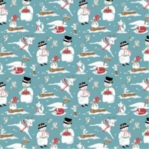 Frost & Furry by Poppie Cotton - Mr & Mrs Flurry - Blue