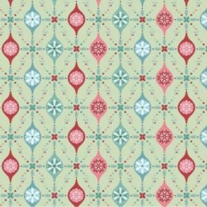 Frost & Furry by Poppie Cotton - Merry Berries - Mint