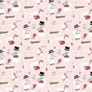 Frost & Furry by Poppie Cotton - Mr & Mrs Flurry - Pink