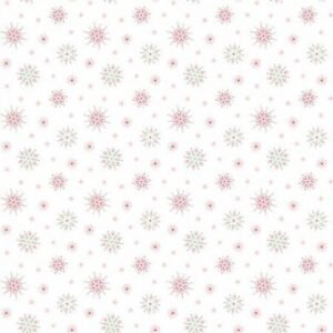 Frost & Furry by Poppie Cotton - Flurry flakes - White